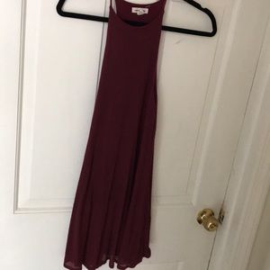 Maroon short urban outfitters dress